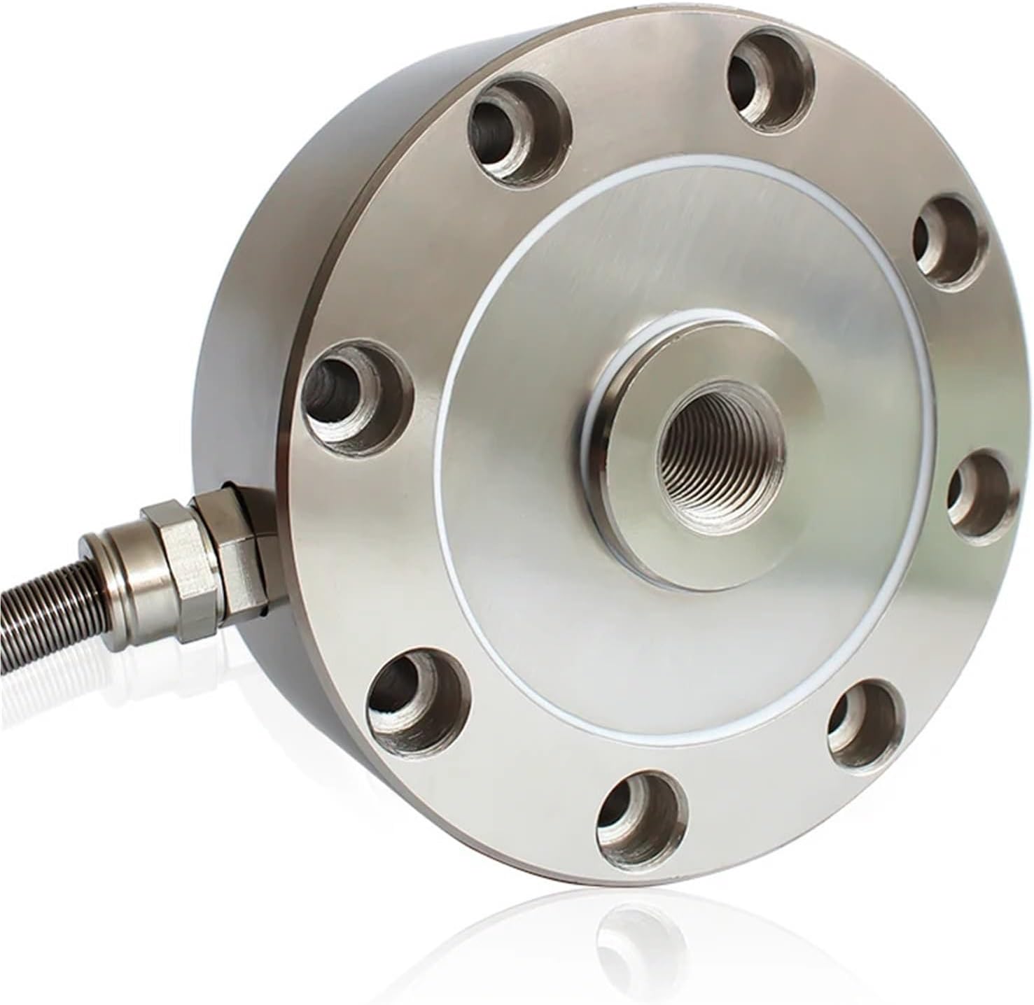 Spoke Load Cell 30T/ 500TAlloy Steel Wheel Donut Type Compression Tension 200kg Force Sensor Weighing Scale for Tank(200kg)