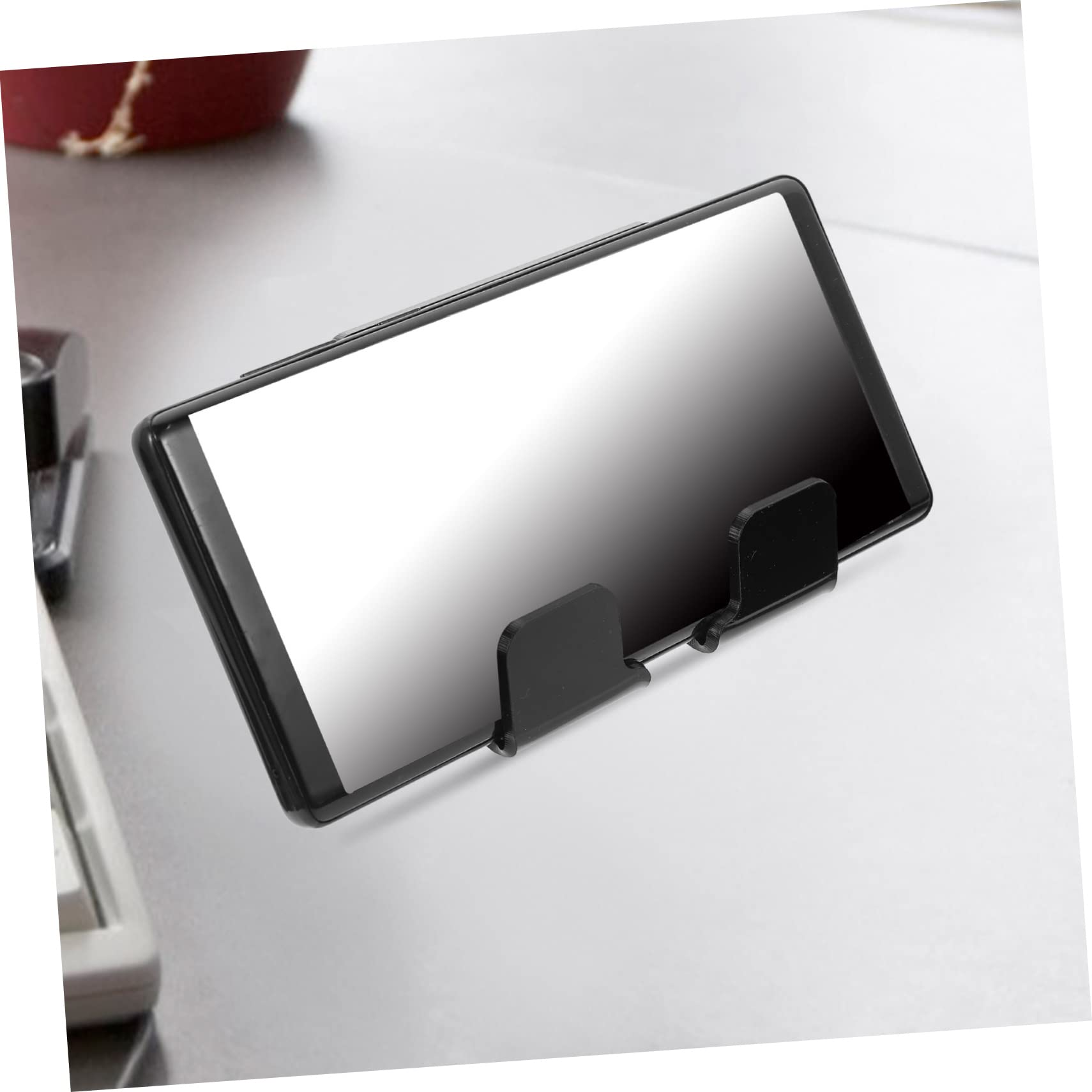 UPKOCH 4pezzi Supporto Per Telefono Da Parete Auto-adesivo Porta Smartphone Caricamento Da Letto Design Multipurpose Cucina e Ufficio Installazione Facile Supporto Per Telefono e