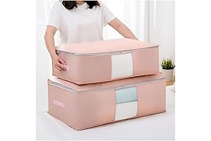 Folding Closet Organizers for Underbed Clothes Storage