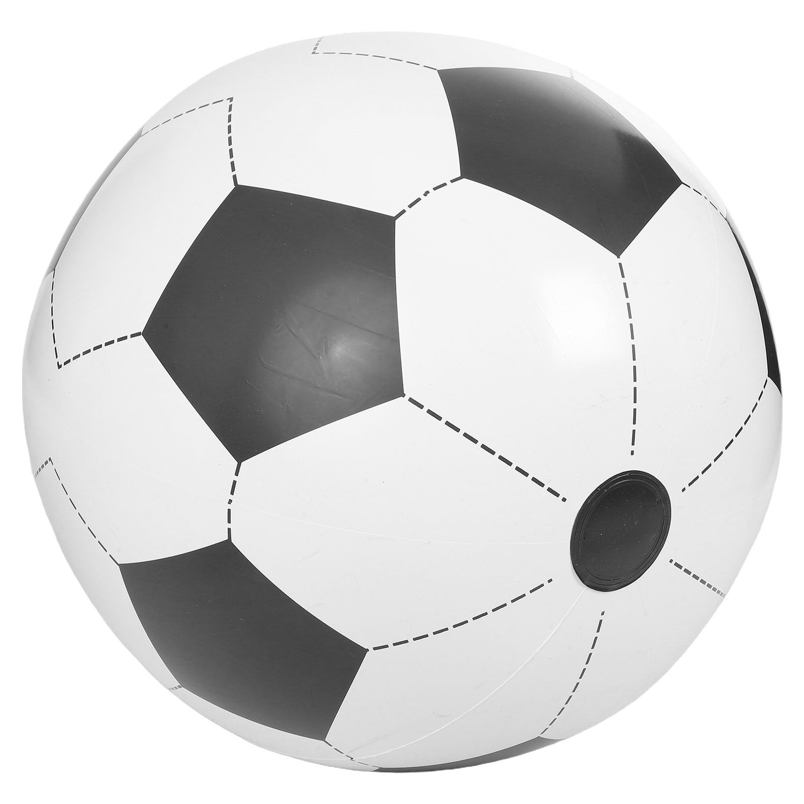 TOYANDONA 2 Balones de Fútbol Inflables para Playa - Balón de Fútbol Inflable Gigante, Globos de Playa Enormes para Actividades Al Aire Libre, Decoración de Piscinas Y Fiestas (80 Cm)