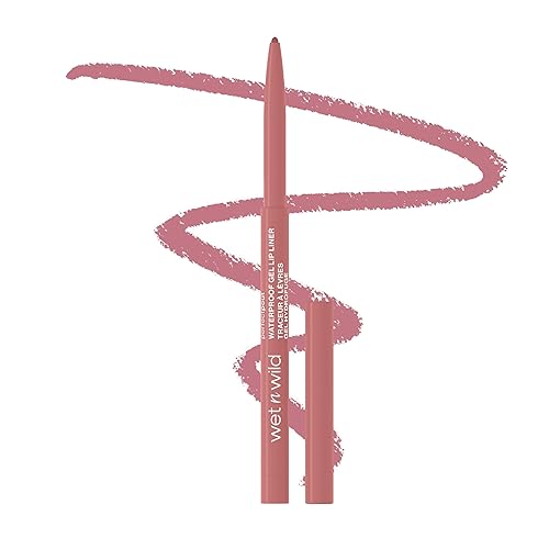 wet n wild Perfect Pout - Lápiz delineador de labios de gel retráctil mate, rico color cremoso de larga duración, aplicación bien definida e