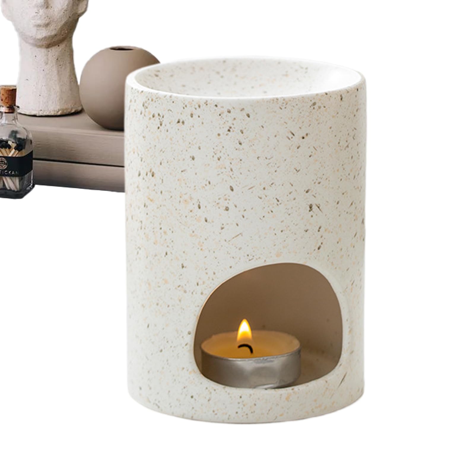 Brûleur d'encens d'huile Teksome en céramique pour la maison et table de chevet