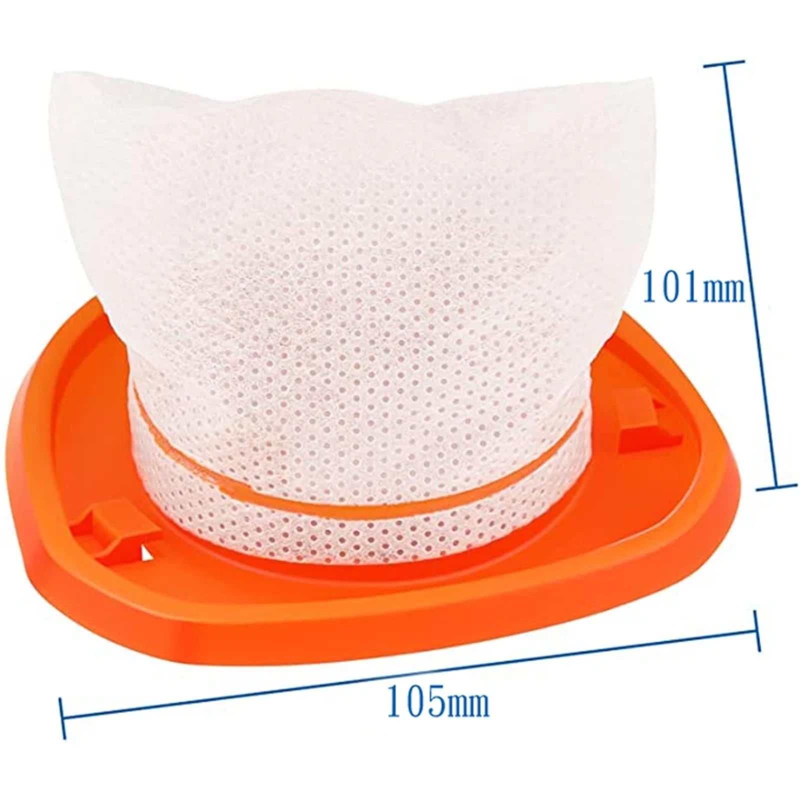Staubsaugerfilter Waschbar, Kompatibel for BlackDecker, Kompatibel for Dustbuster, NVC115JL NVC115W-QW NVC115JL-GB, Ersatzteile(6pcs)