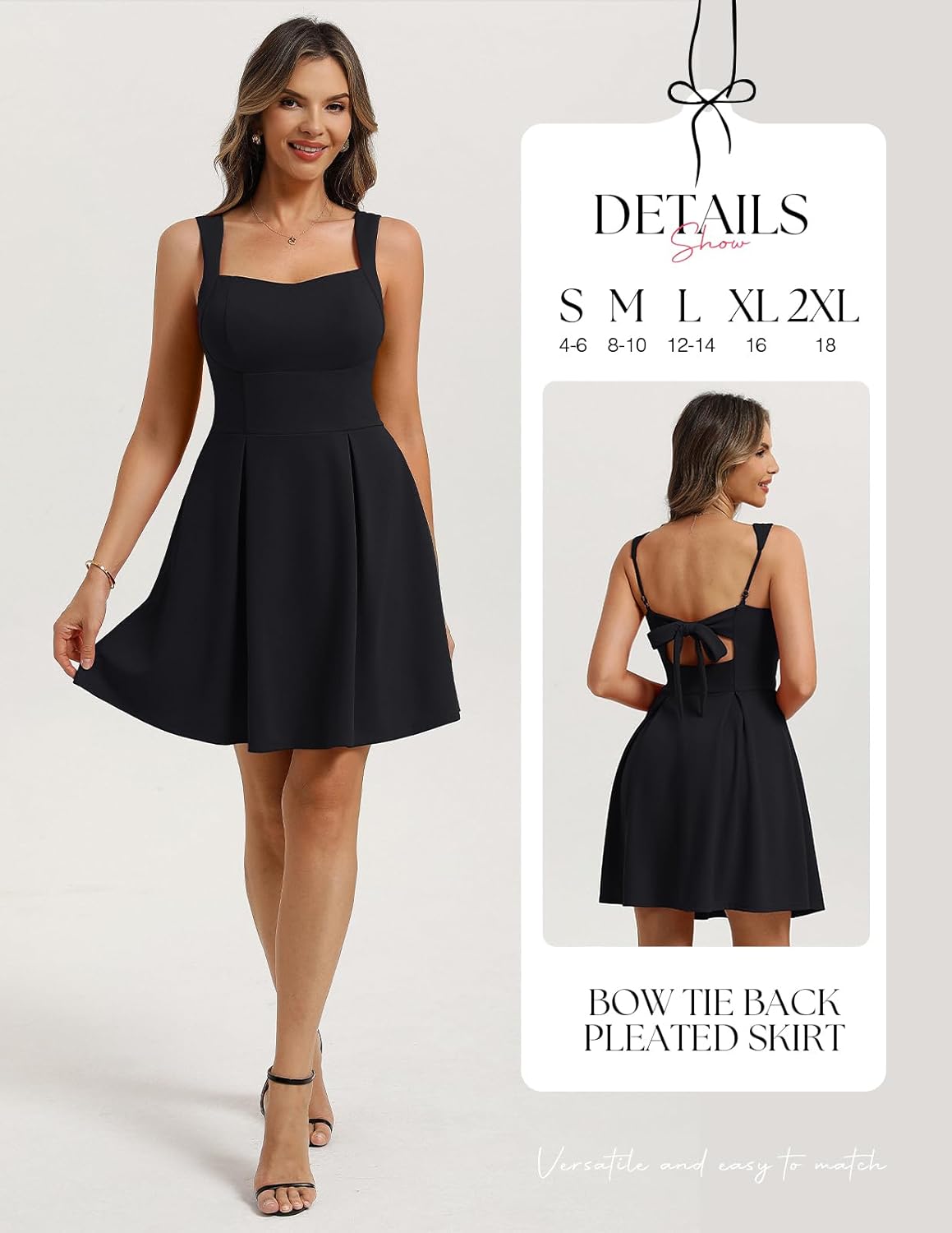Belle Poque Women Graduation Dress with Pockets Short Bow Cocktail Party Dresses Semi Formal A Line Mini HOCO Dress - Image 4