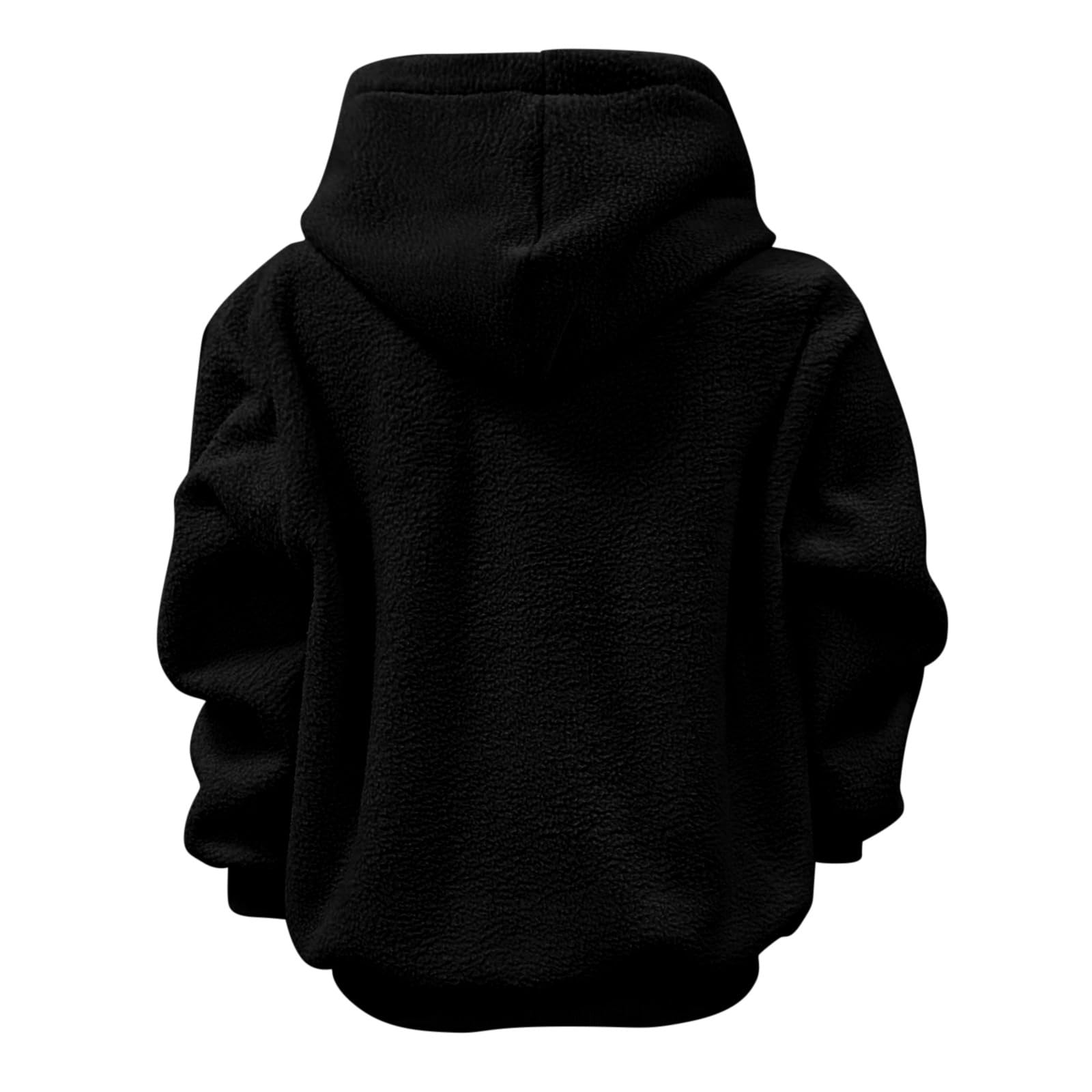 Generico Felpe Donna con Cappuccio Fleece Tinta Unita Manica Lunga Casual | Sweatshirt Con Tasche E Coulisse Hoodie Morbida E Confortevole Pullover Top Da Primavera Autunno Tempo Libero Quotidiano