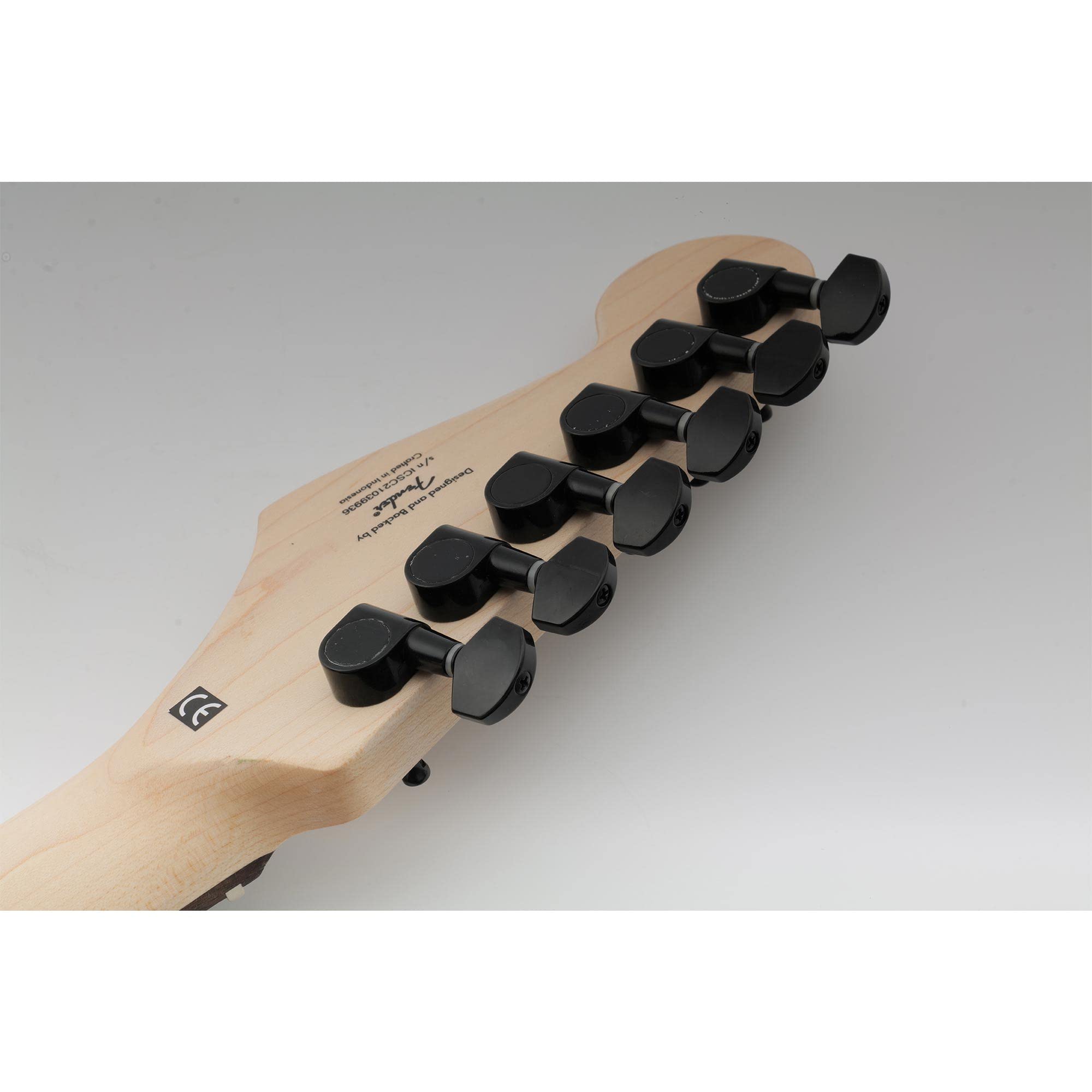 エレキギター用片連糸巻き(6連/ebony) エレキギター用片連糸巻き(6連/ebony)