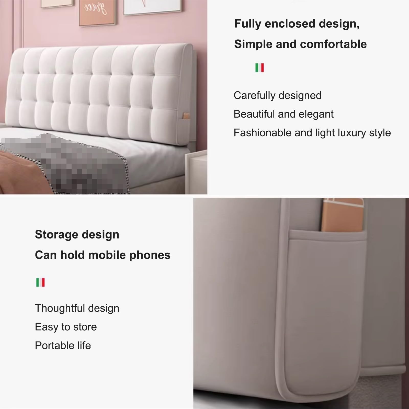 Amazon.com: OMESDA Upholstered Wall Panels, Headboard Bed