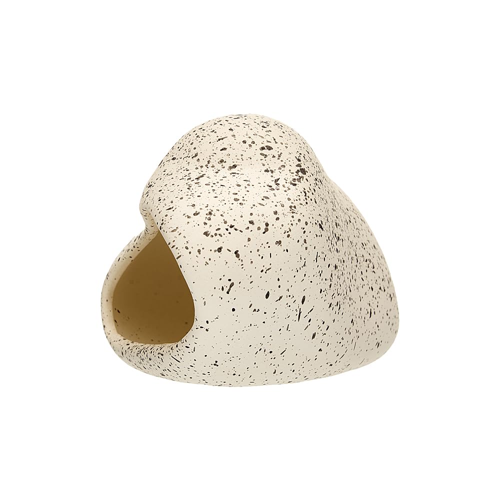 Décoration Aquarium Grotte en céramique, Accessoire Aquarium Pierre Betta, cachette Aquarium Poissons, abri Reproduction cichlidés, plecos, décor Aquatique (S)