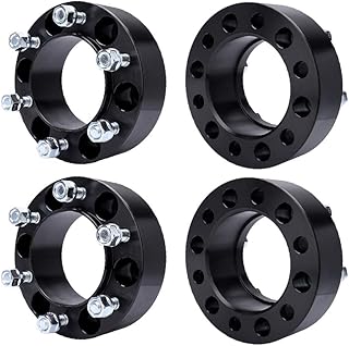 BRTEC 2" Wheel Spacers 6x5.5'' 6x139.7mm to 6x139.7mm Hubcentric Spacers with 12x1.5 Studs 106mm Center Bore Fits for Toyota 4Runner/FJ Cruiser/Tacoma; for Lexus GX460/GX470 4pcs