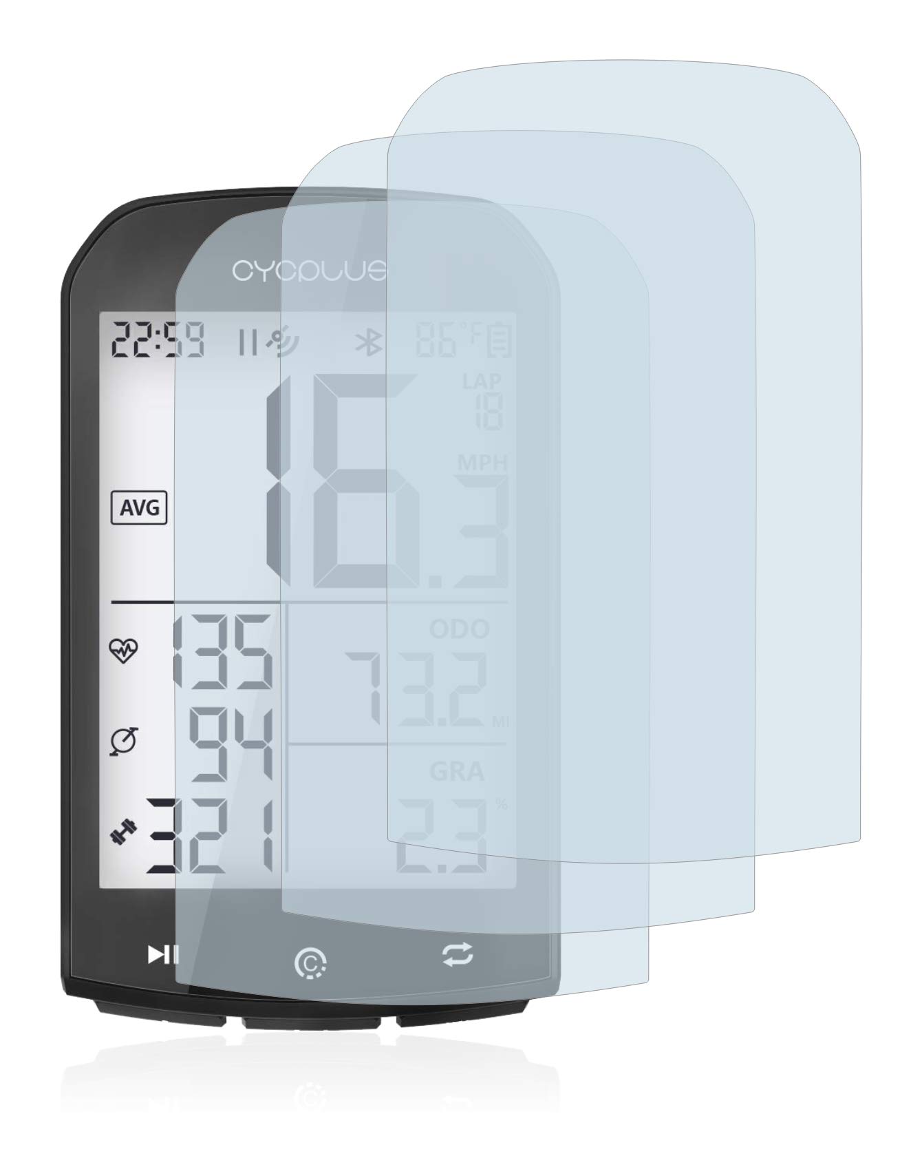 Garmin 66i Brotect Pellicola Protettiva Vetro Per Garmin GPSMAP 86i Protezione Schermo A 364217