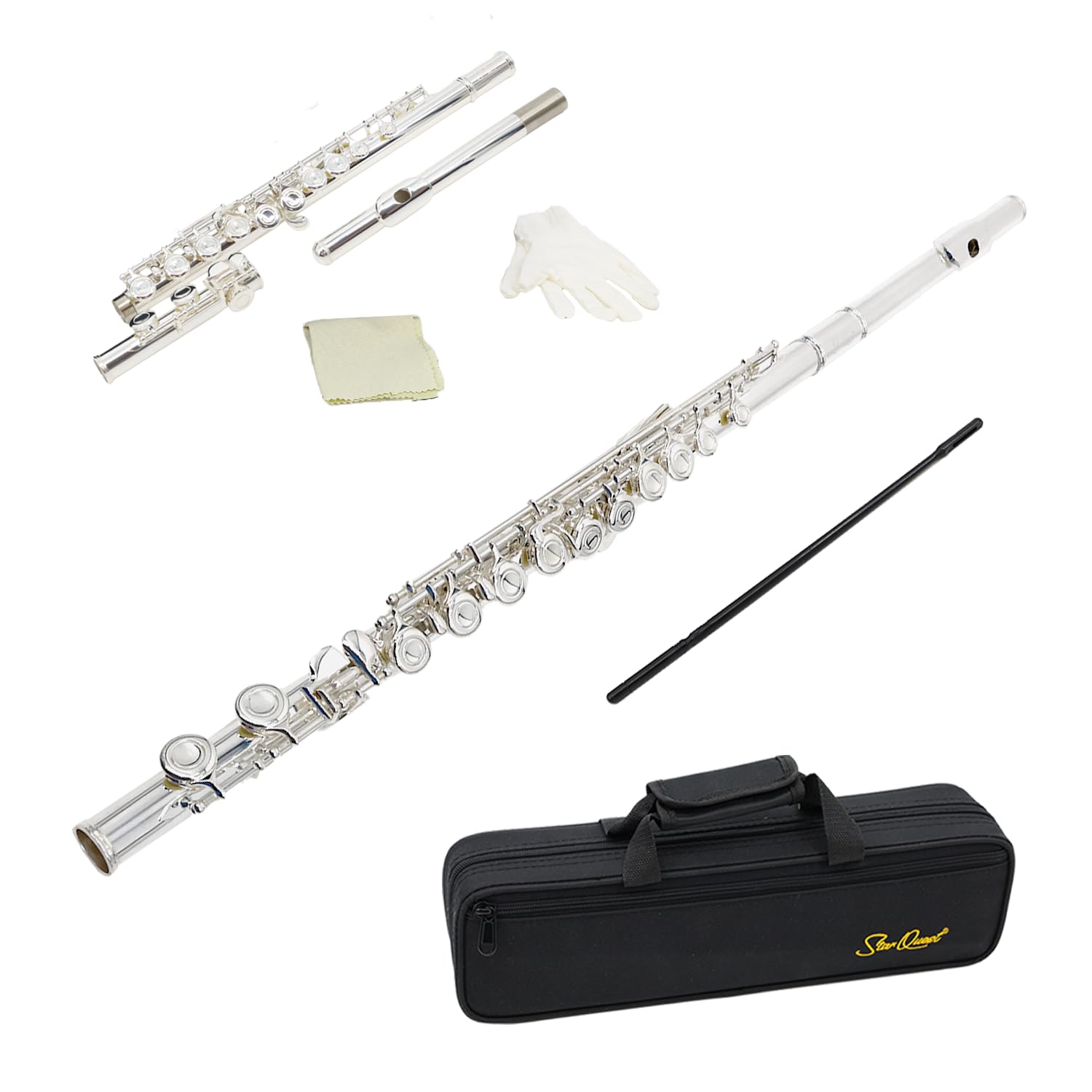 StarQuest SQ-FL250 Closed Hole C Flute Instrument For