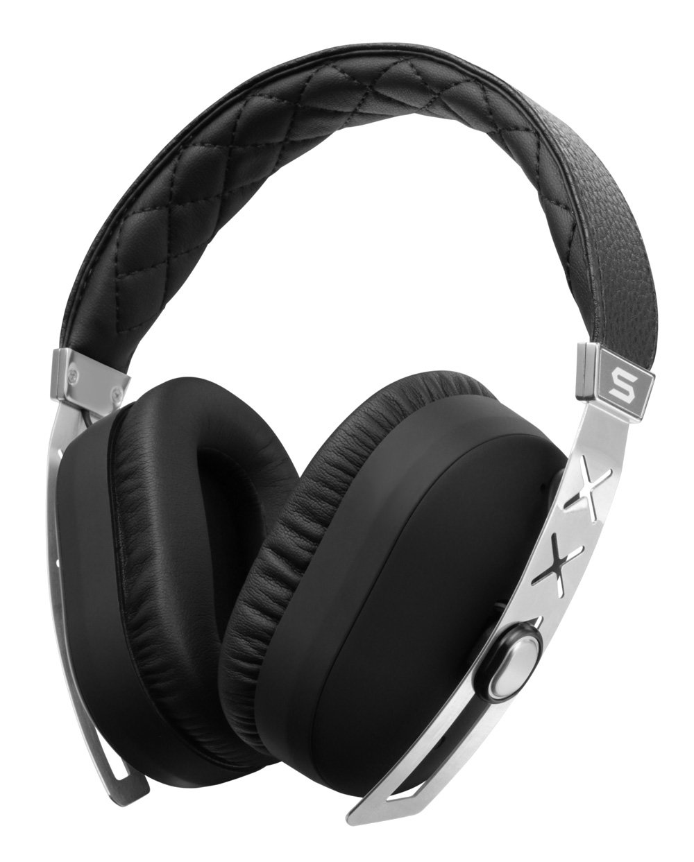 Soul Jet Pro - Auriculares de diadema cerrados (con micrófono, control remoto integrado, reducción de ruido, 3.5 mm), plateado