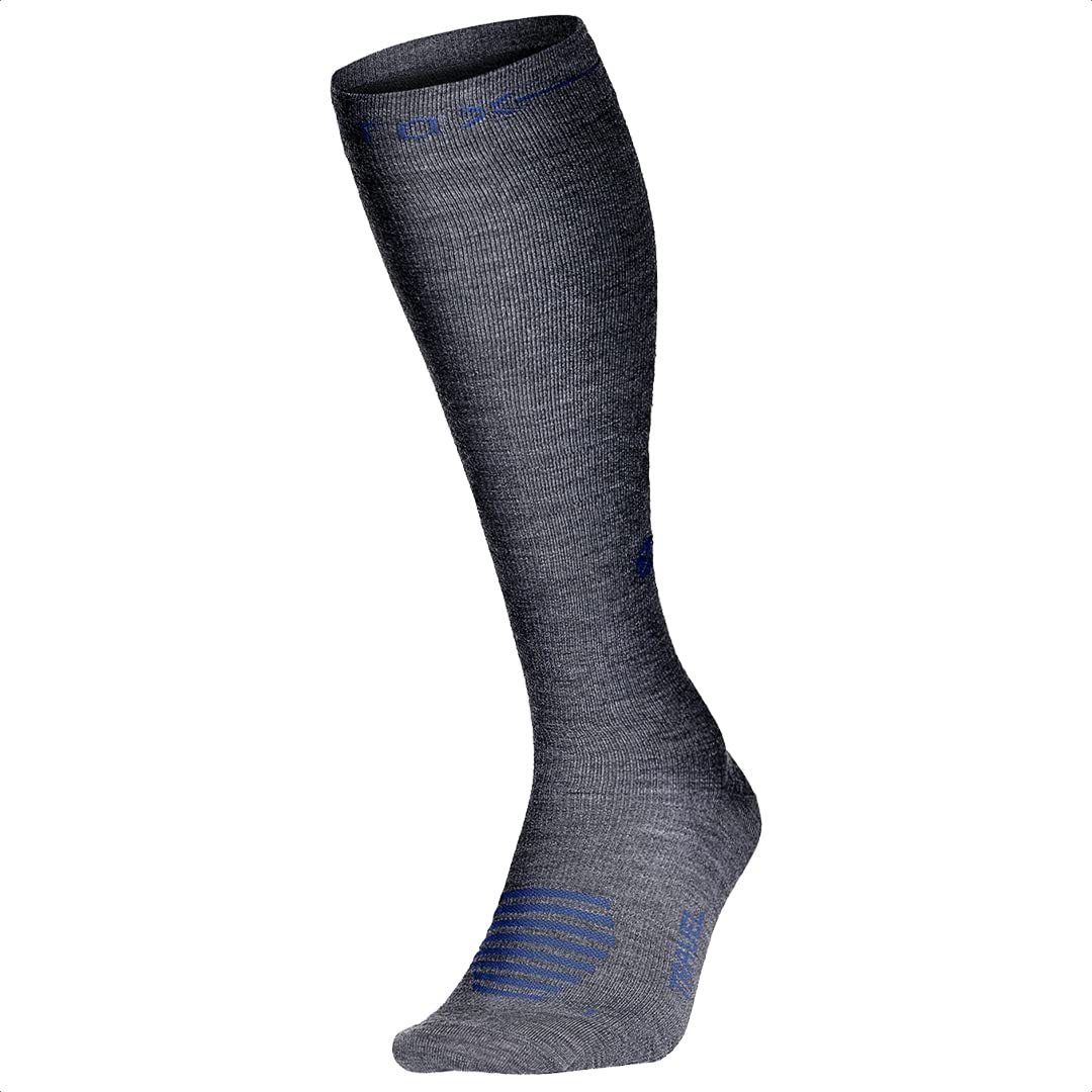 STOX Energy Socks - Calze da viaggio per uomo - Calze premium a compressione - Calze da viaggio - Anti TVP - Trombosi da viaggiatore - Prevengono le gambe gonfie e stanche