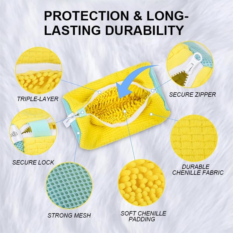 Exclusive | Shoe Washing Bags for Washing Machine, Laundry Shoe Bag for Washer & Dryer, Yellow 2026 - view 2