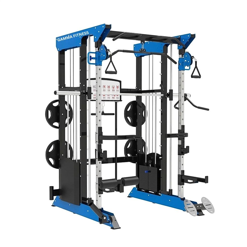 Multi Station Home Gym | All-in-One Strength Training Machine | Chest Press, LAT Pulldown & More | Heavy Duty Steel Frame Full Body Workout Equipment-image-31