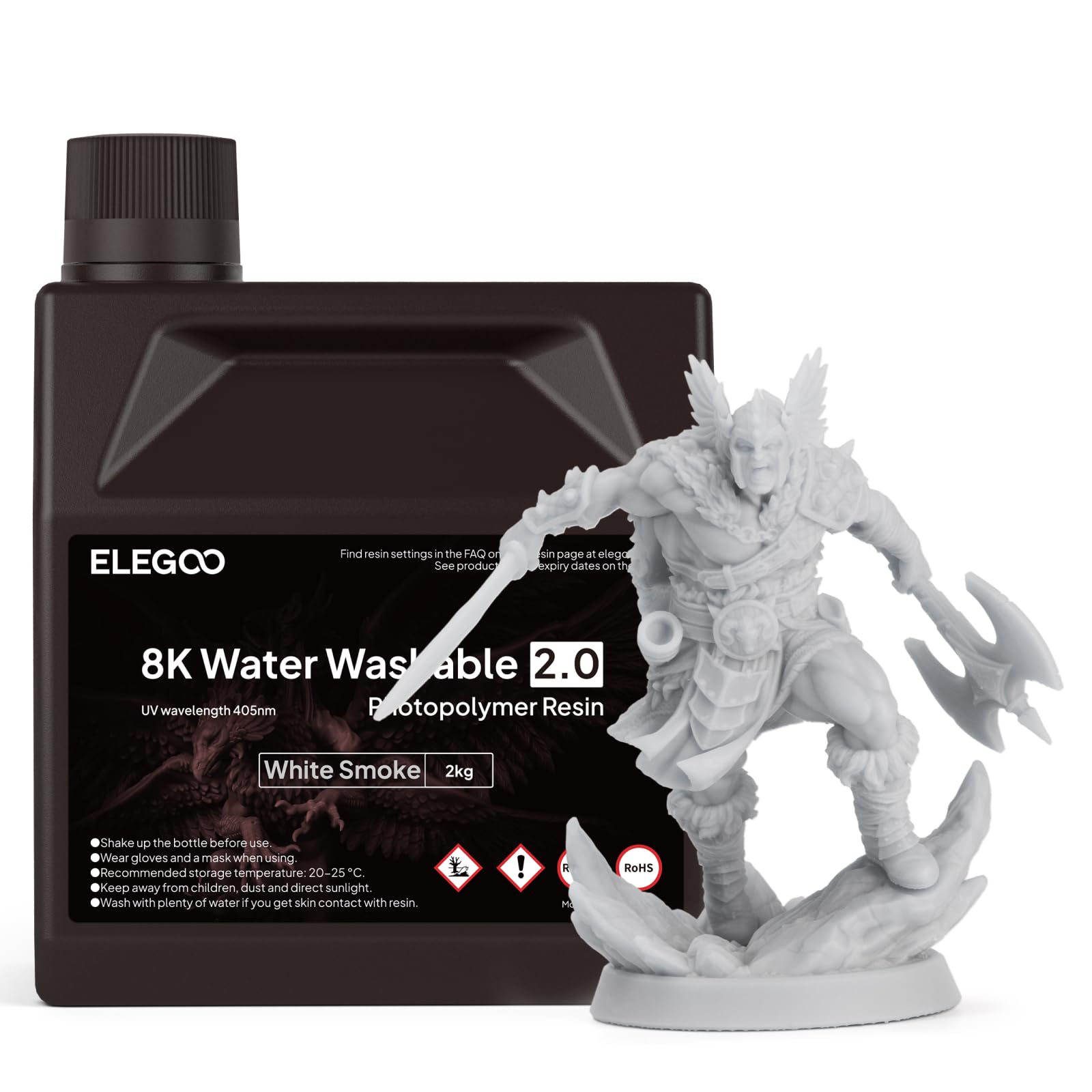 ELEGOO 405nm Wasser Waschbares Resin 2.0