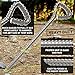 4 Pack Heavy Duty Tent Pegs 12 inch Galvanized Strong Tent Stakes Sharp Tent Pegs Steel Stakes for Outdoor Camping Canopy Tarp Sand Ground Mountains Garden Wedding and Christmas Decorations