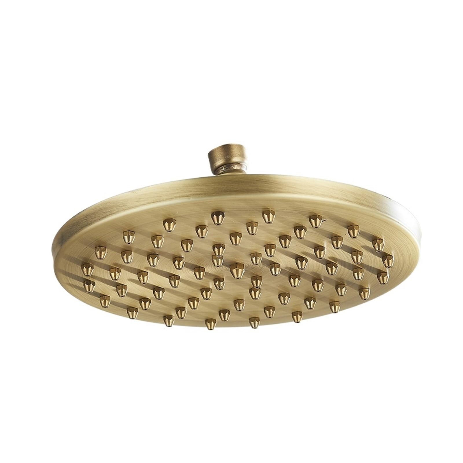 Zymjzbetic Shower Head Brass Golden Rainfall Shower Head Faucet Bathroom Replace Rain Showerhead Antique Accessory(WHITE)