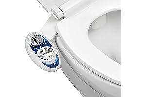 LUXE Bidet Neo 185: Transform Your Bathroom Experience with a Self-Cleaning, Dual-Nozzle Toilet Seat Washer