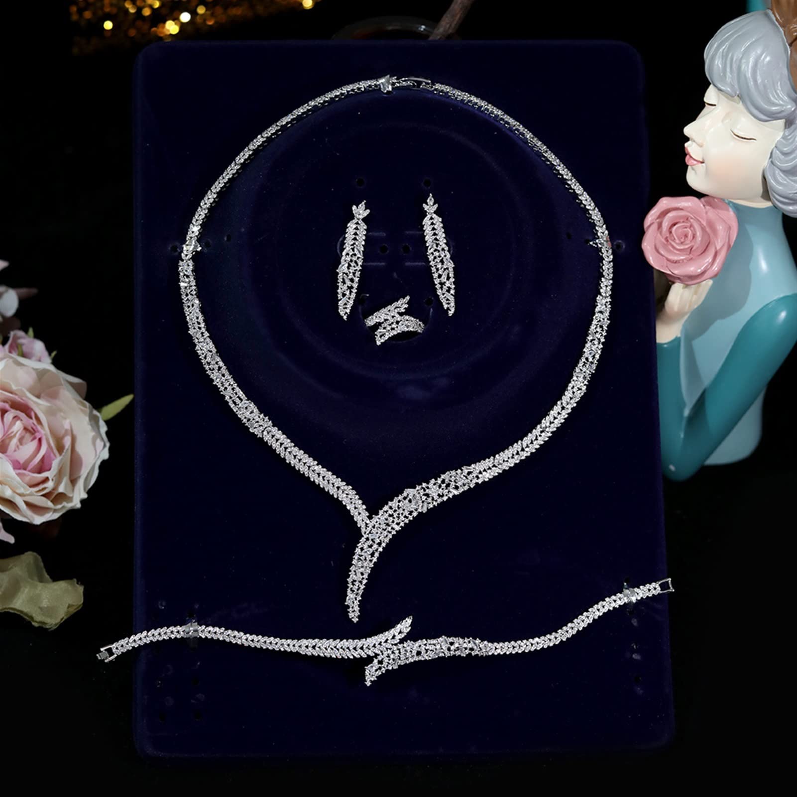 Juegos de joyas para bodas que solucionan tu look de fiesta de forma completa 6