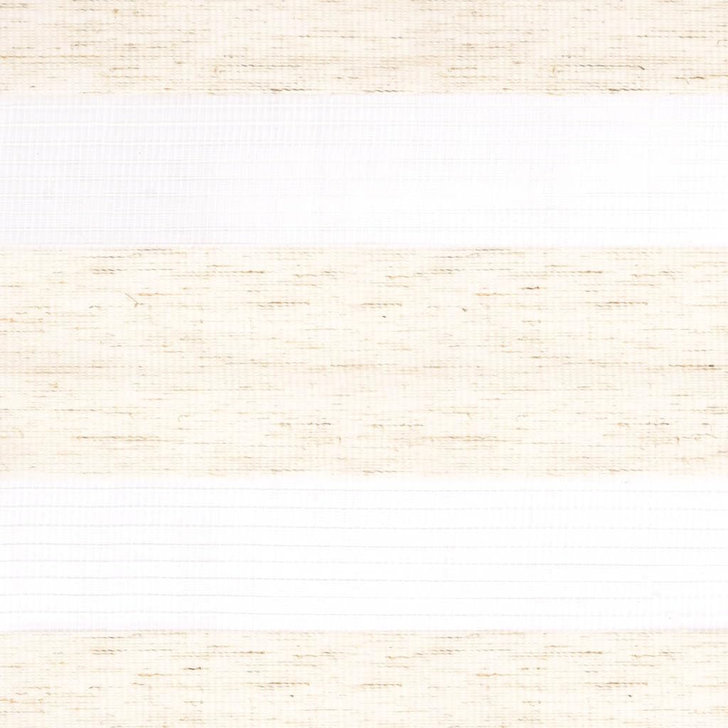 Store zèbre Beige marbré en Polyester 110,9 cm Largeur Tissu, Montage sans perçage ou vissé, Protection Solaire et intimité, adapté fenêtre Baie vitrée Chambre Bureau