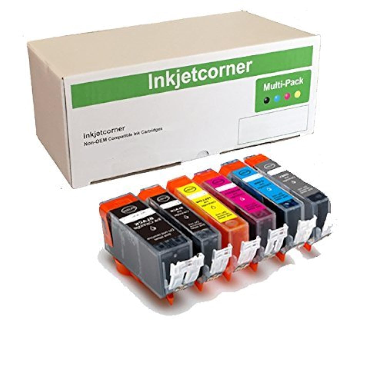 Inkjetcorner Compatible Ink Cartridges Replacement for PGI-270XL CLI-271XL PGI 270 CLI 271 for use with TS9020 MG7720 TS8020 (6-Pack)