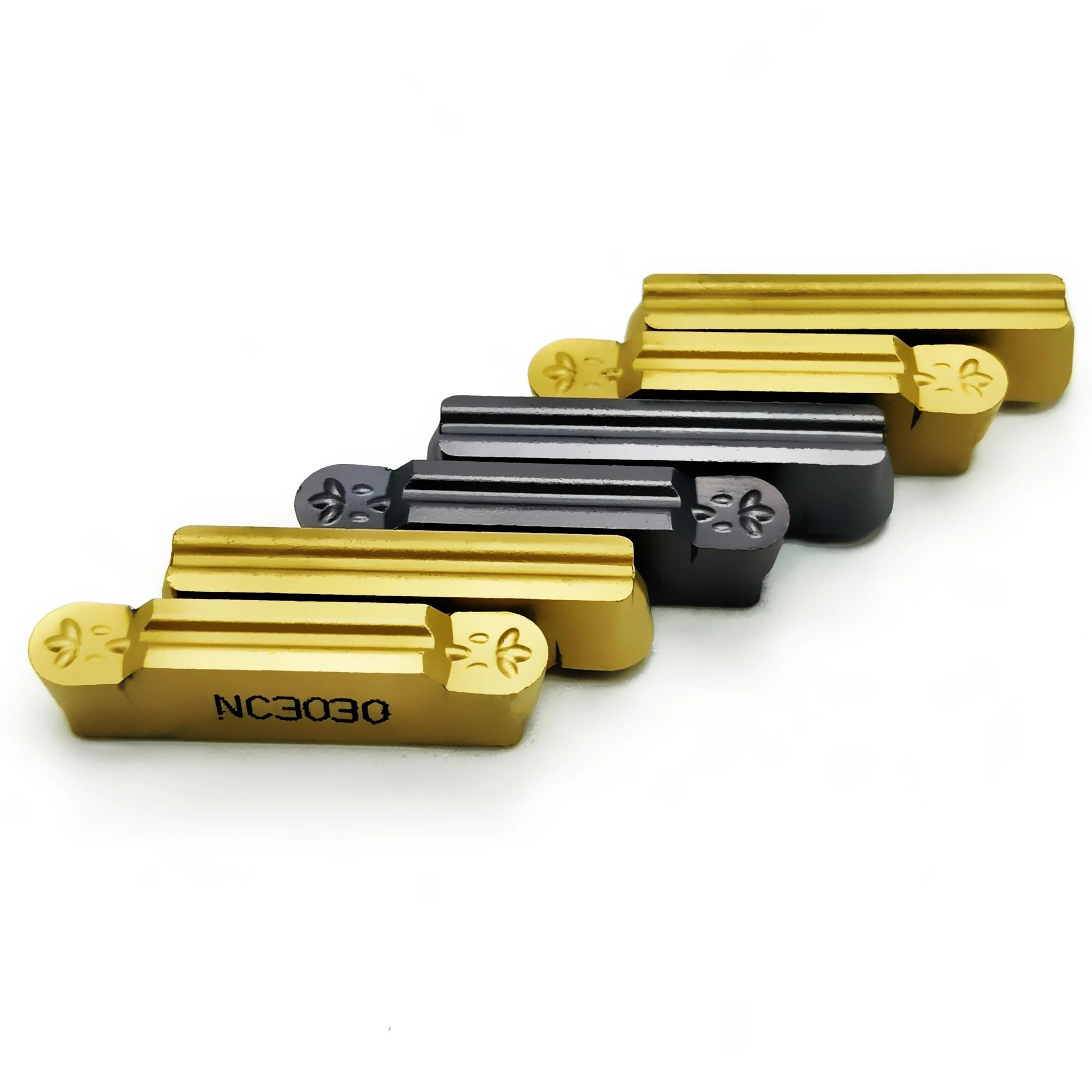 10 Uds Herramienta De Torneado Inserto Carburo CNC Pieza Tronzado Y Ranurado MRMN400M Herramienta de Torno(MRMN400M NC3020)