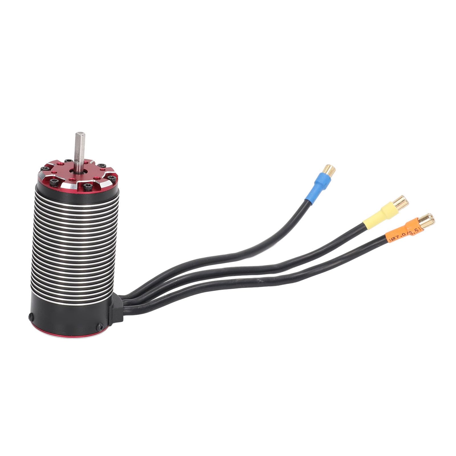 4282 2150KV RC Bezczujnikowy silnik bezszczotkowy 4-biegunowy wirnik z wbudowanym portem czujnika temperatury Wysoka moc wyjściowa 3400 W dla samochodu 1/8 RC Aluminiowa obudowa