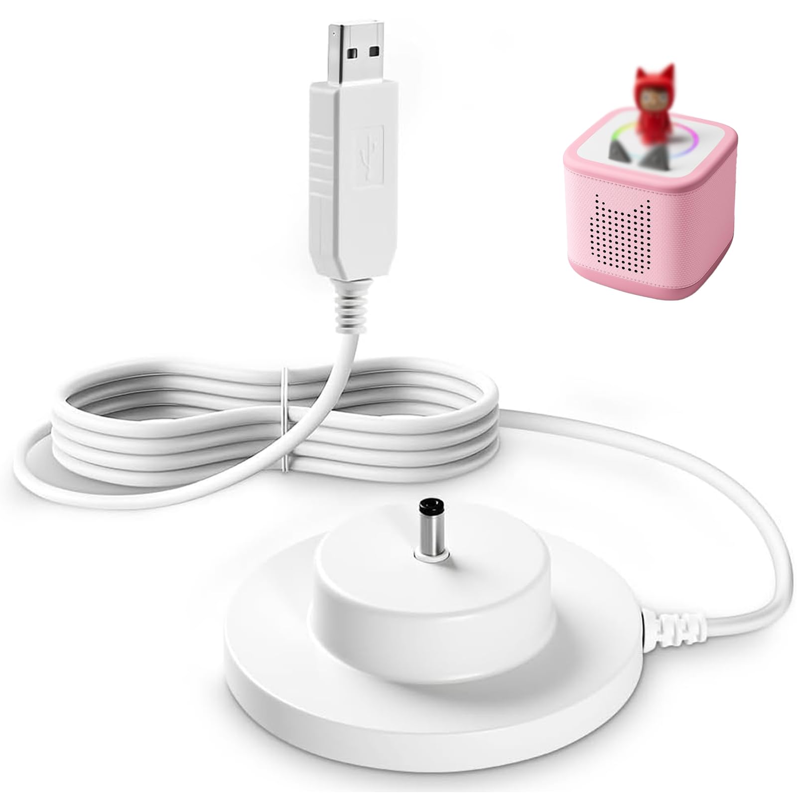 Charger for Tonies Compatible with TonieBox Audio Player Charging Base Station, for Tonie Box Original Power Cord Replacement