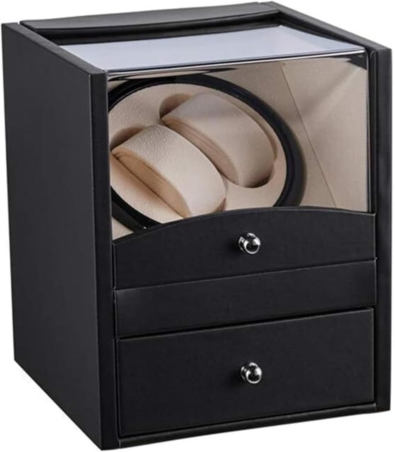 WMYYZYQ Watch Box Winder 2+2 Automatic Mechanical Double Winding Silence Motor Watchesg
