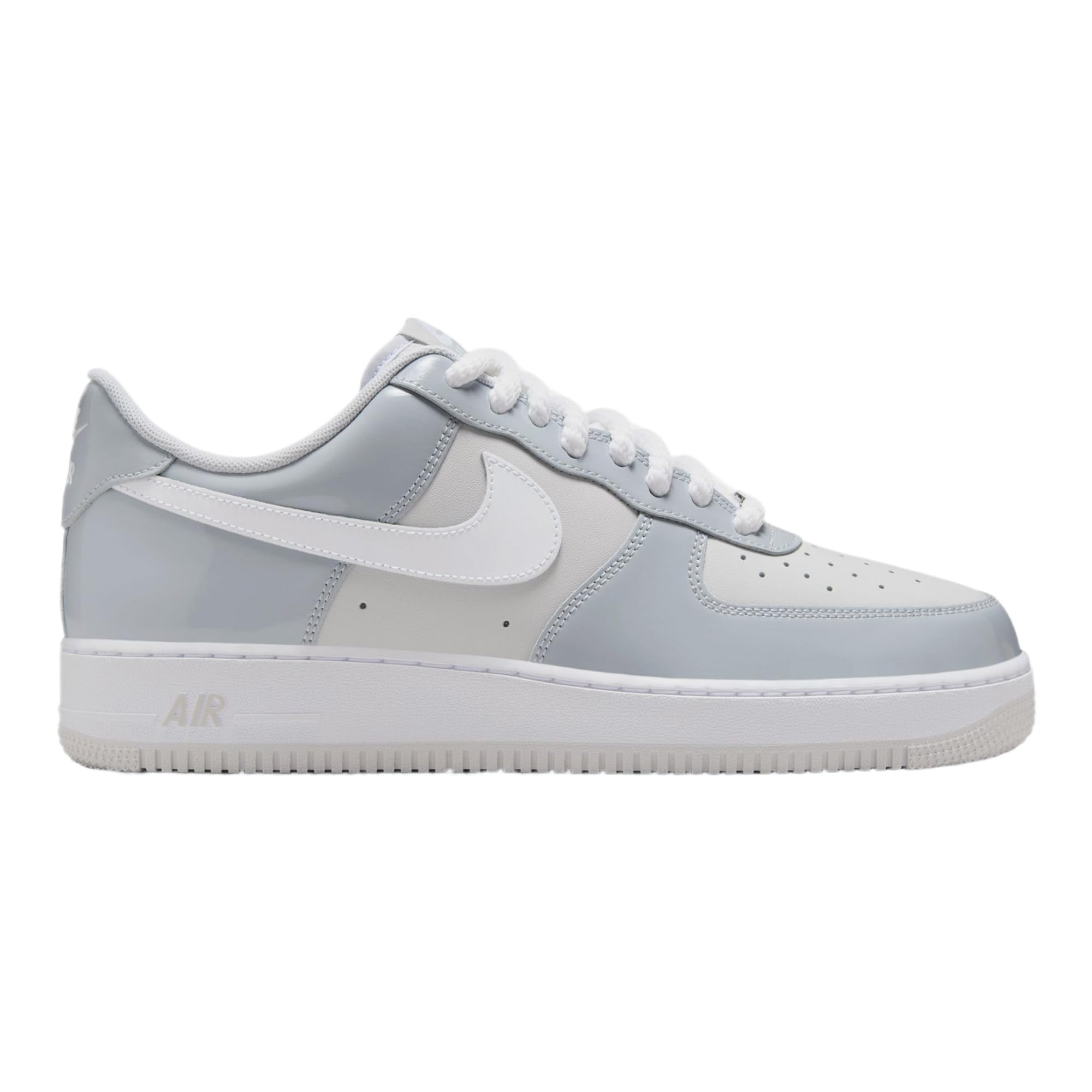 Air Force 1 Mens Basketball Shoes (Wolf Grey/White) (HV9405-001, Size 6