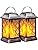 TomCare Solar Lights Outdoor Flickering Flame Metal Solar Lantern Outdoor Hanging Decorative Lant...