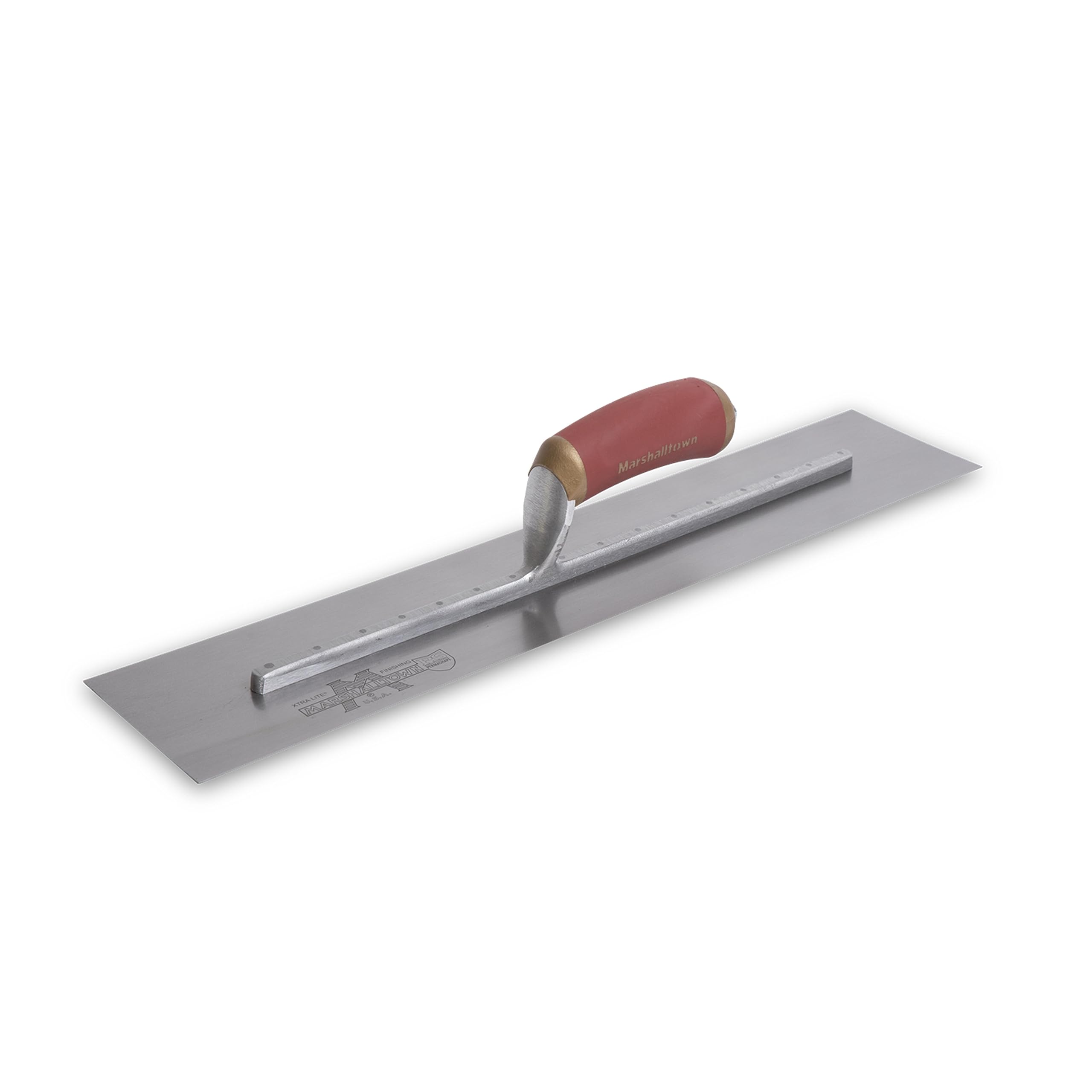 Marshalltown PermaShape truelle Broken-in, poignée Durasoft, Acier au Carbone, Dimensions : 508x127 mm