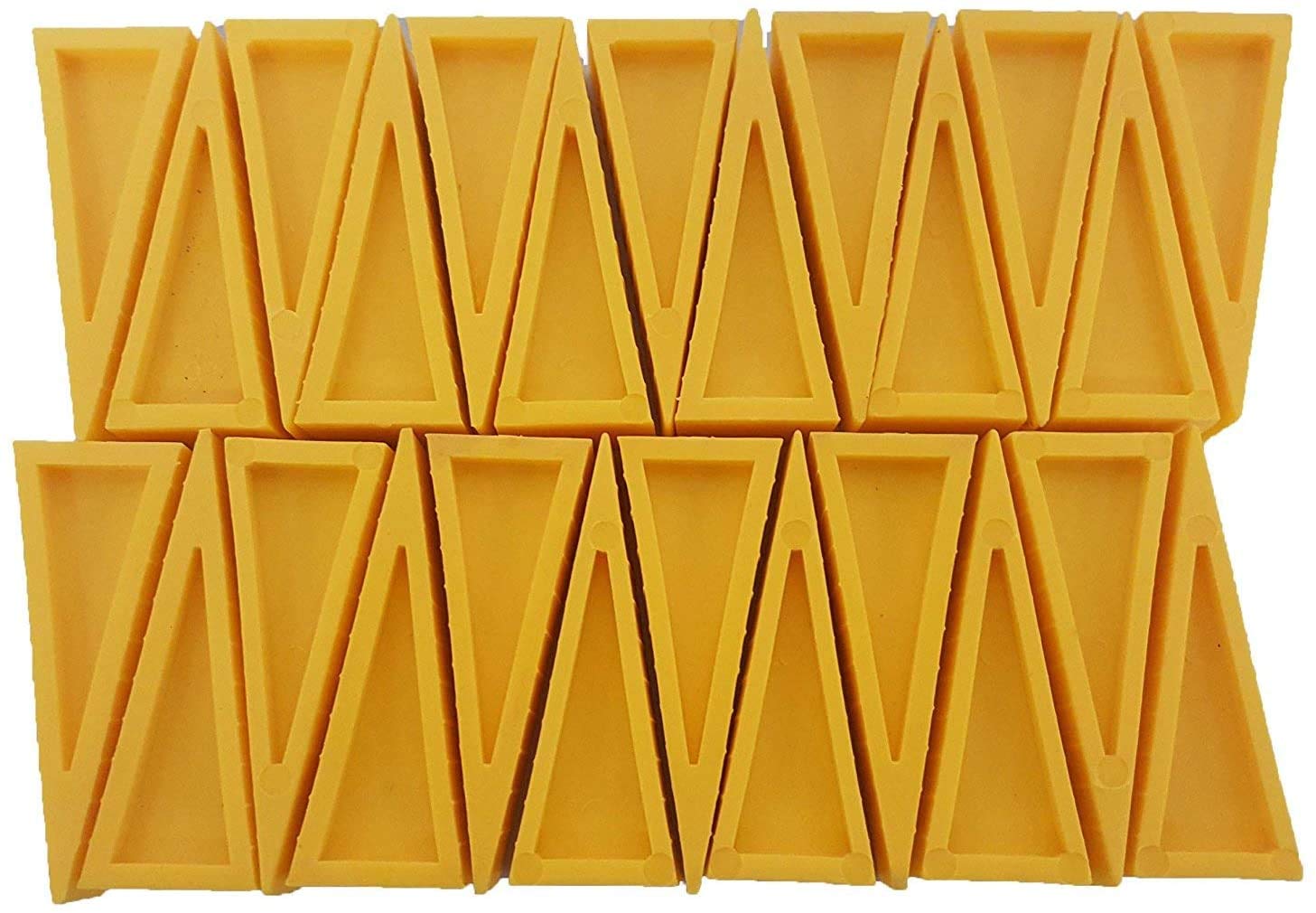 LINE2design Door Stoppers - Heavy Duty Door Stop Wedges for Bottom of Door, Thermal Plastic Rubber, Multi-Surface Grip, Fire Sprinkler Safety, Rubber