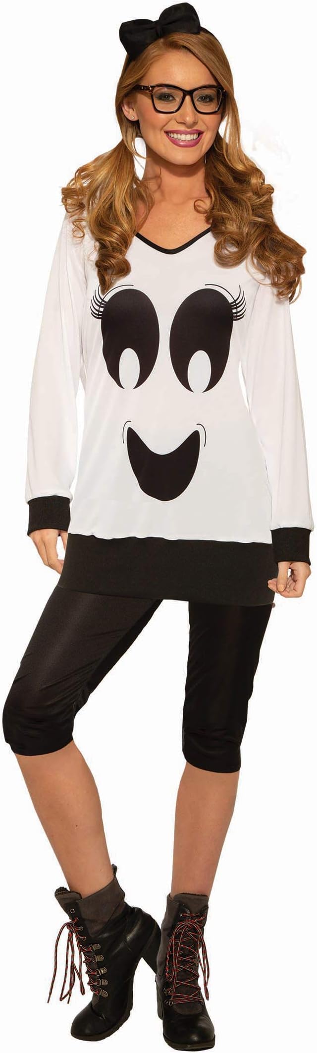 Forum Novelties Women's Ghostie Girl Casual and Classy Halloween Costume, As Shown, Standard