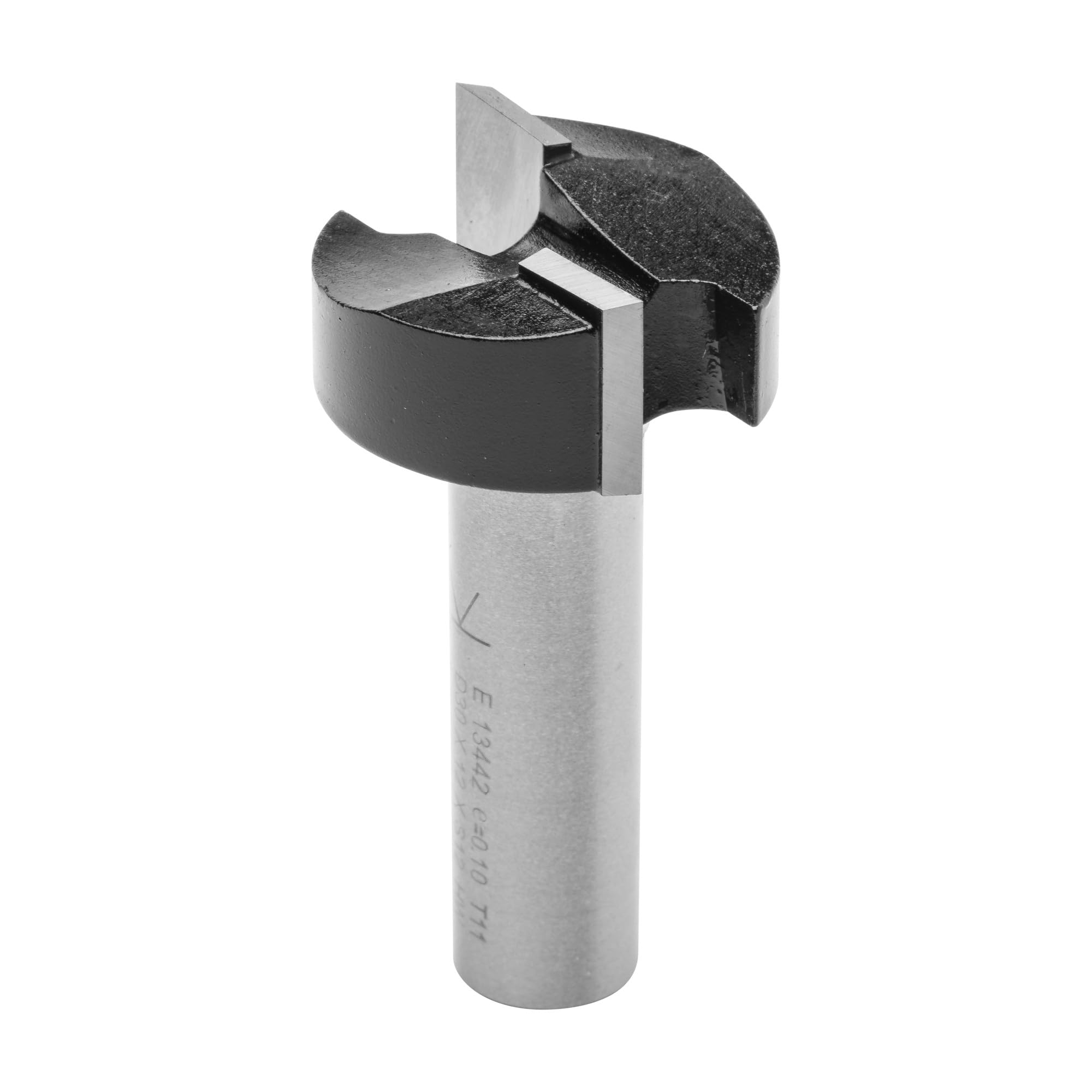 ENT 13442 Fraise à défoncer Carbure, Queue (S) 12 mm, Diamètre (D) 30 mm, (NL) 12 mm, (SL) 40 mm, (GL) 52 mm