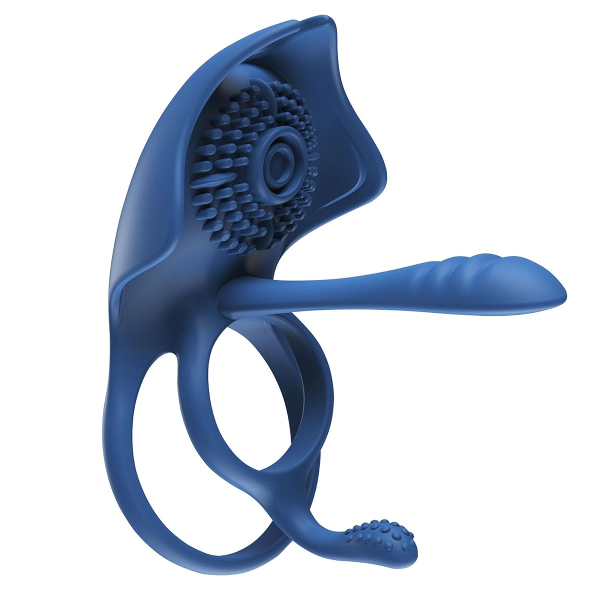 SVAKOM イカバイブ バイブリング コックリング 【11*5種類激振多点刺激-セッ〇スをうまくイかせる神グッズ】【アプリコントロール 遠隔操作 伸縮性 カップル向け】 イカバイブ 青いバイブ ペニスリング クリ責め アナルマッサージ 男女共用バイブ 電動バイブ アダルトグッズ