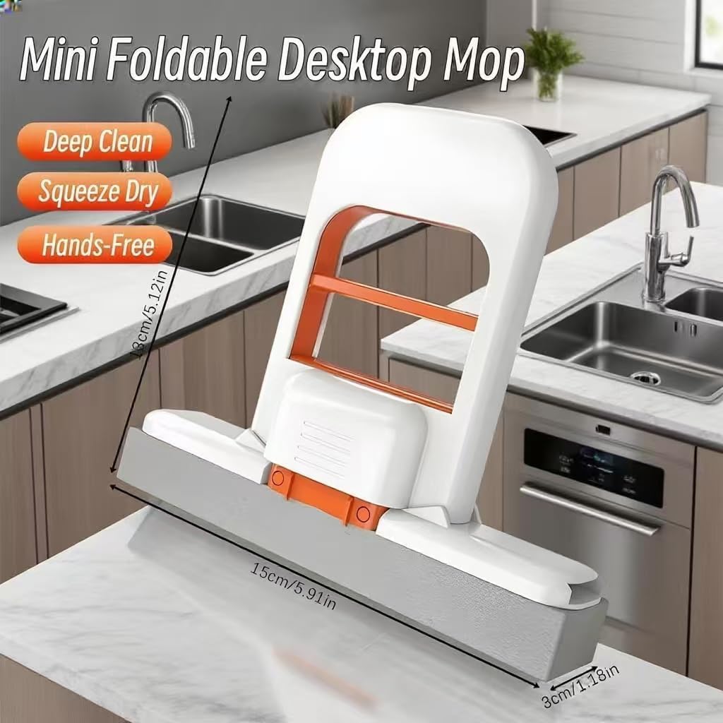 Mini Foldable Mop - Portable Cleaning Tool -2