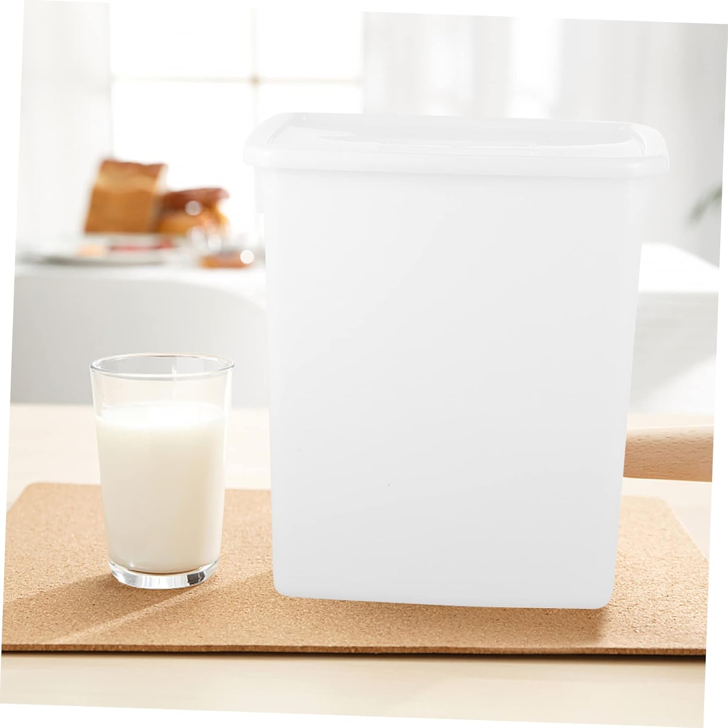 Ciieeo Thickened White Keg Bucket for Drinks Plastic Liquid Holder Storage Tub