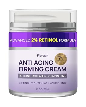 Neck Firming Cream 2% Retinol, 7% Hyaluronic Acid & 1% Collagen AH-8 Instant Face Lift Cream for Neck & Decollete Anti Wrinkle Moisturizer for Tightening Crepey Skin, Hydrates & Lifts, 1.7 Fl Oz