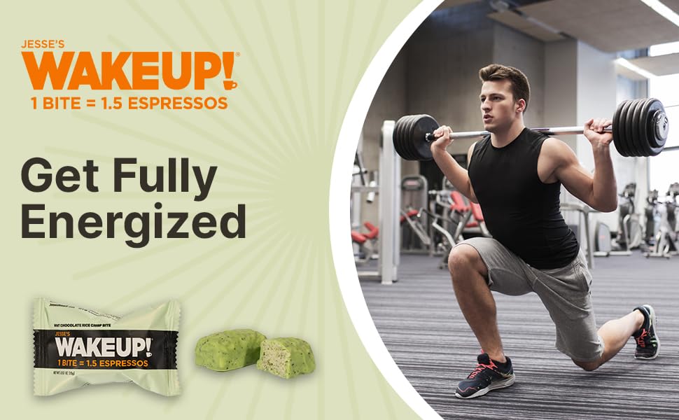 Image of WAKE UP! Caffeinated Protein Bites - VALUE PACK - 6 Cartons (48 Bites) 3 Vanilla Creme & 3 Mint Chocolate Proprietary Blend with 175mg Caffeine (1 Bite = 1.5 Espressos) Boosts Focus & Clarity - Gluten-Free, Vegetarian, Kosher