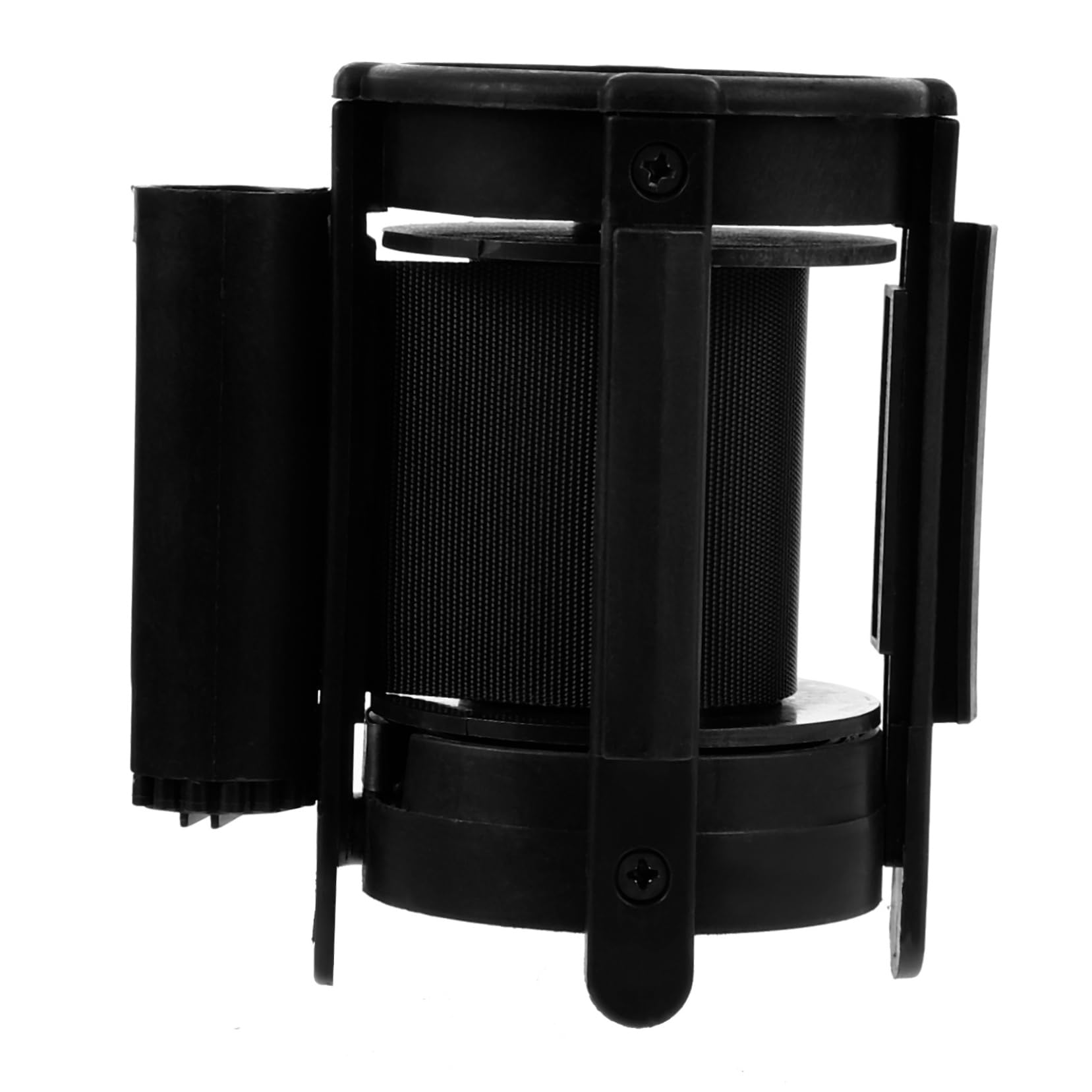 Garneck Retractable Door Barrier Stanchion Post Queue 2m Construction Belt Property Line Markers Easy to Use