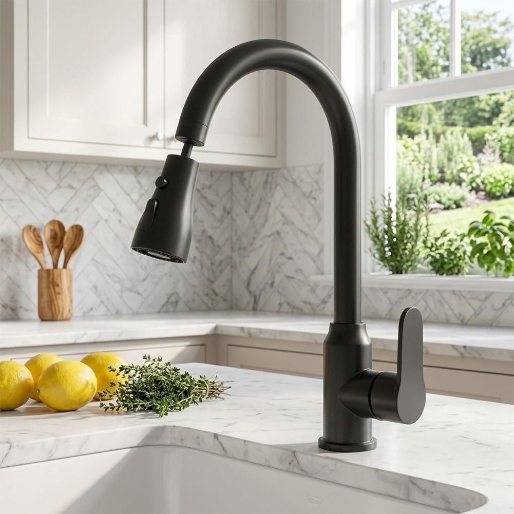 Grifo de cocina con sensor táctil, acero inoxidable, alta presión