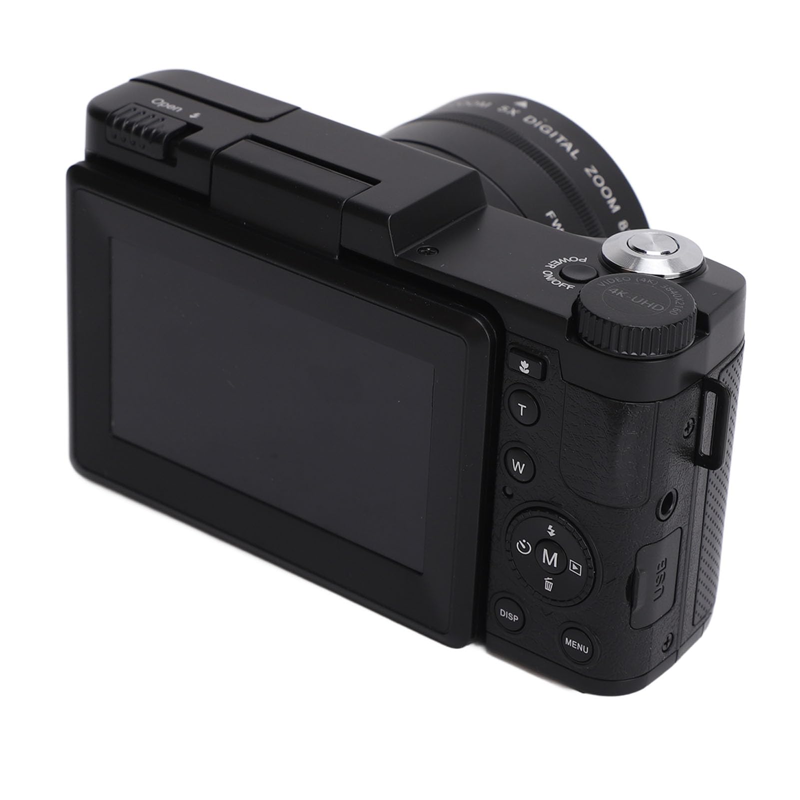 Appareil Photo Numérique 4K pour la Photographie, Appareil Photo Vlogging 48 MP avec écran Rabattable de 180 Degrés, Prend en Charge Le Zoom Optique 5X et Le Zoom Numérique 8X