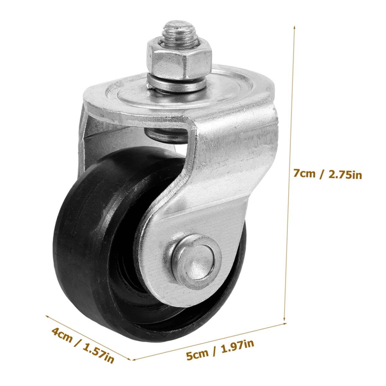 FUNOMOCYA Floor Jack Caster Wheels Replacement Jack Casters 2 Ton for Efficient Operation