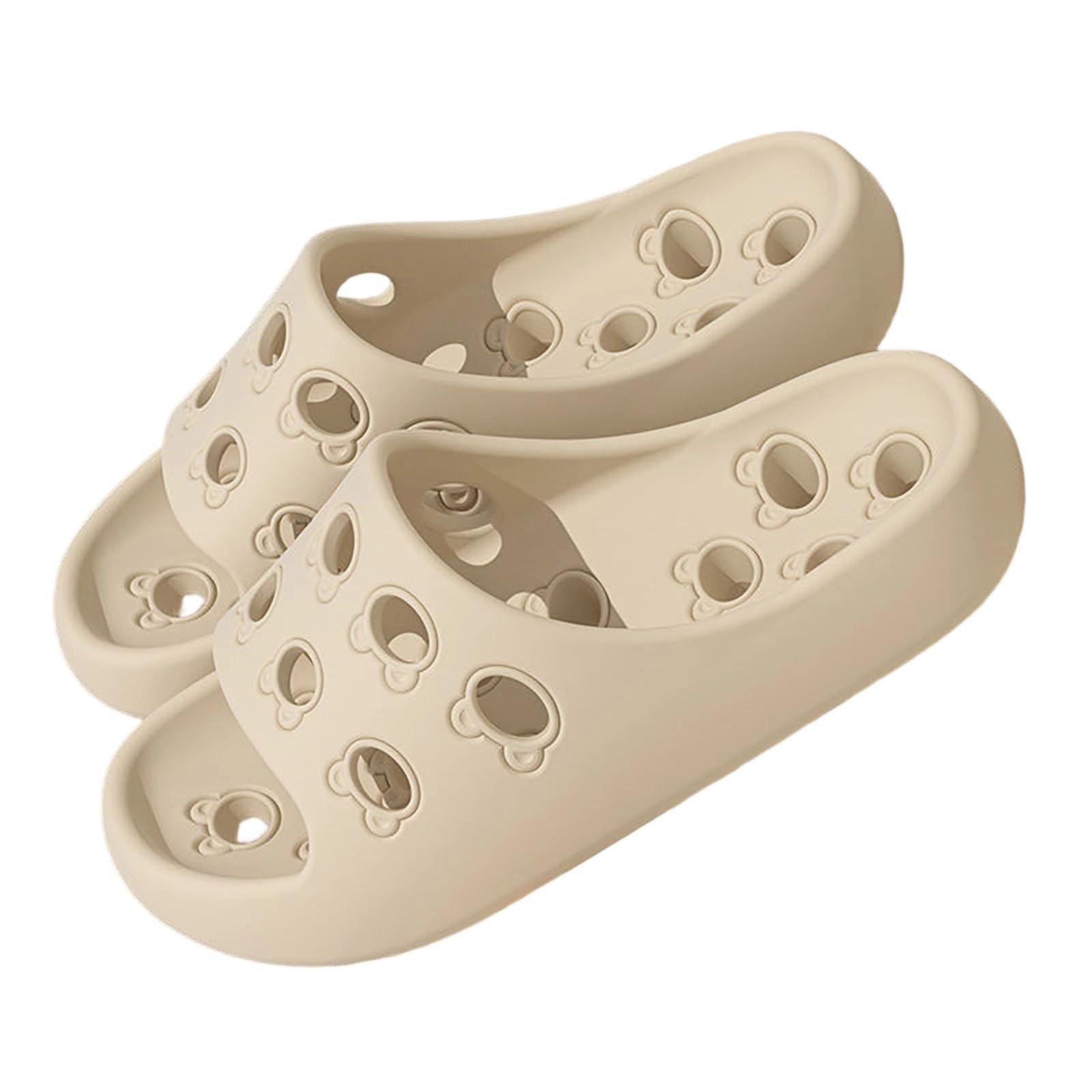 Shower Shoes for Womens Mens Massage Pool Slides Quick Drying Beach Sandals Summer Indoor House Slippers with Drain