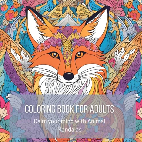 Wild Serenity: Animal Patterns for Relaxation and Reflection: Adult Coloring Book for Tranquility and Daily Thoughts