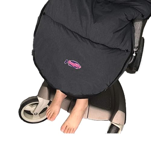 Miniatura 5 de Saco impermeable para cochecito de invierno, bolsa universal compatible con todos los cochecitos, relleno de algodón 3D para cochecito de niño