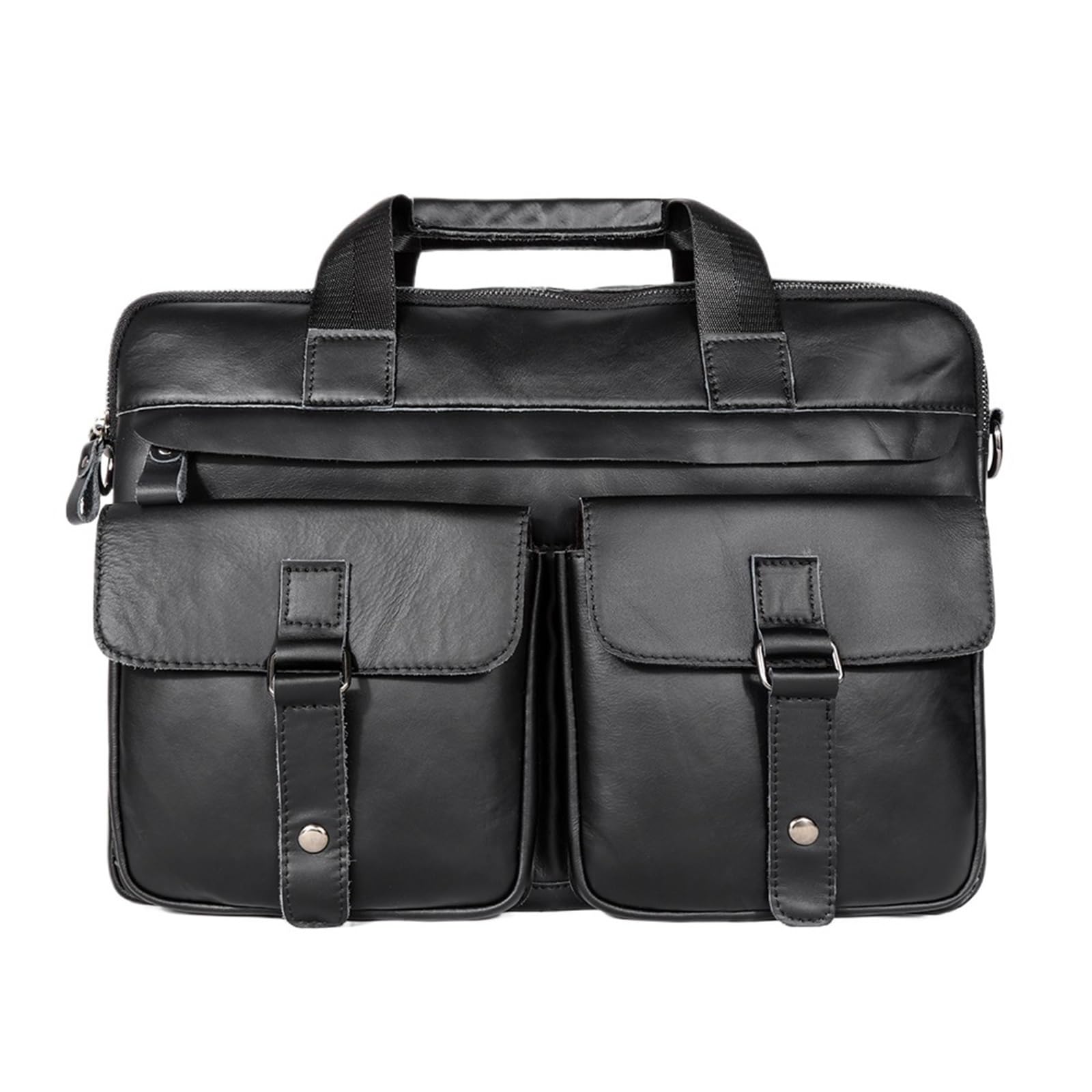 Valigetta 24 Ore Uomo Valigette da uomo in pelle Borsa for laptop 15,6 pollici Borse ufficio for a tracolla for documenti lavoro
