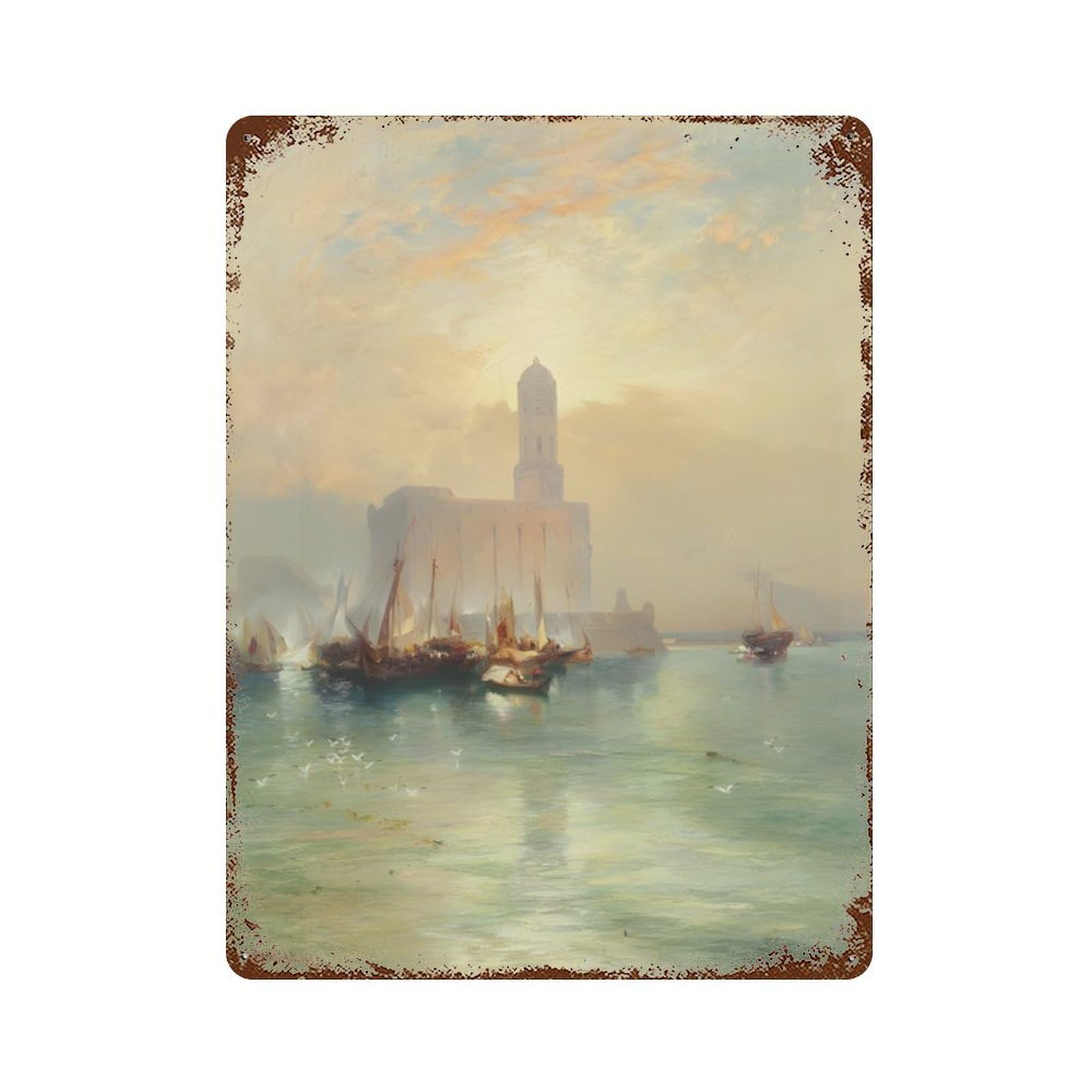 xiaoxiaoshen Thomas Moran (29) Wall Decor Art Metal Tin Poster Modern Home Decor Art Home Bar Shop Decorations Vintage Sign 40x30cm